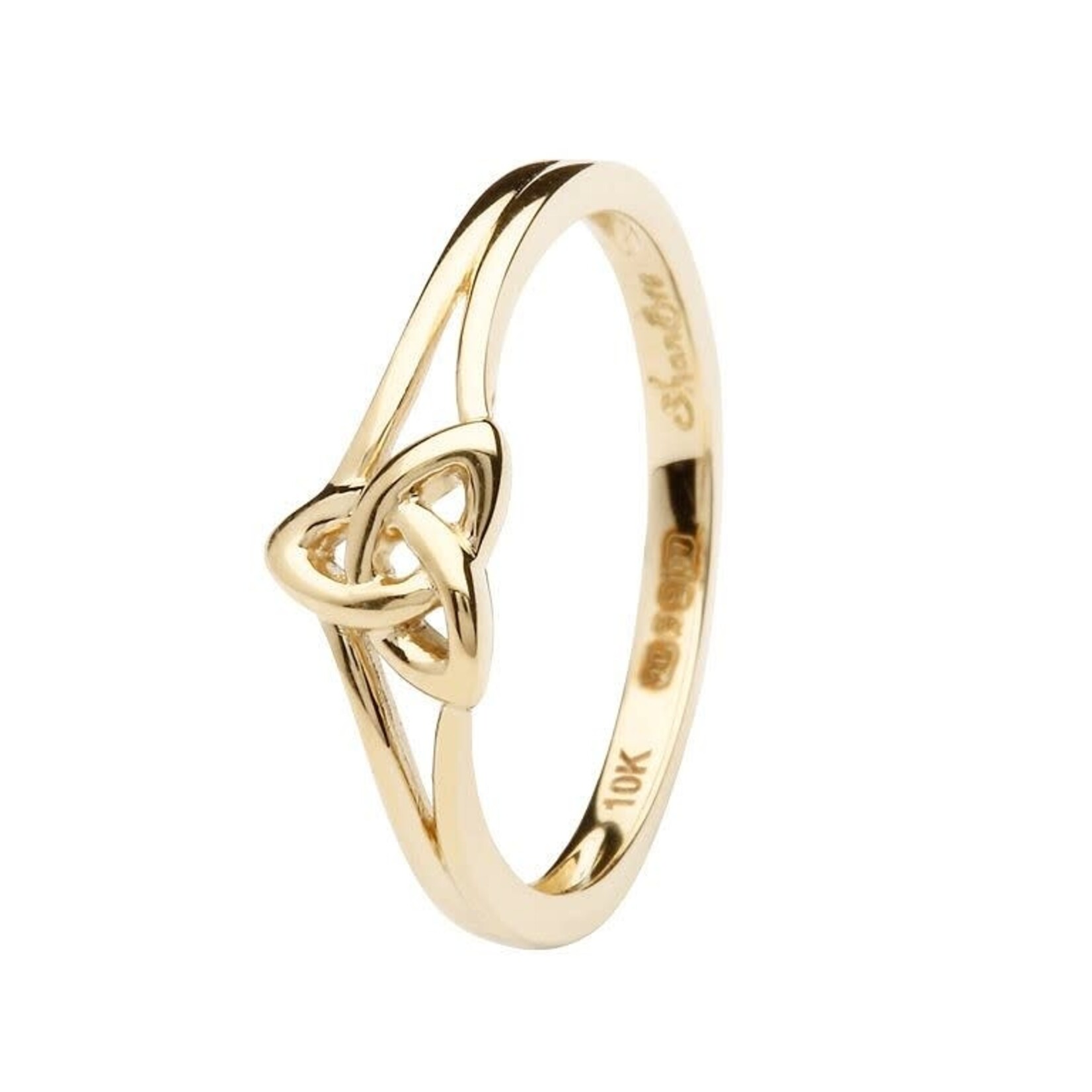 Shanore Ring: 10k Gold Trinity