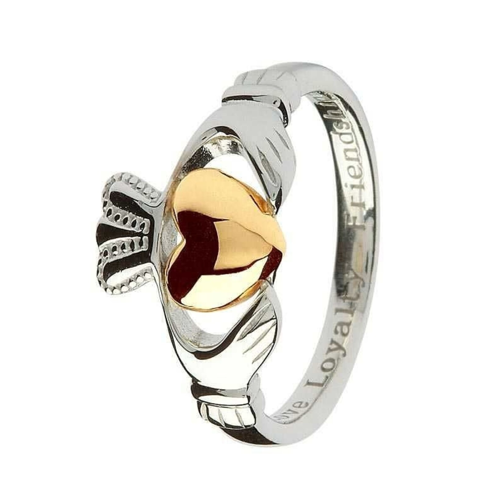 Ring: 10k & SS Clad