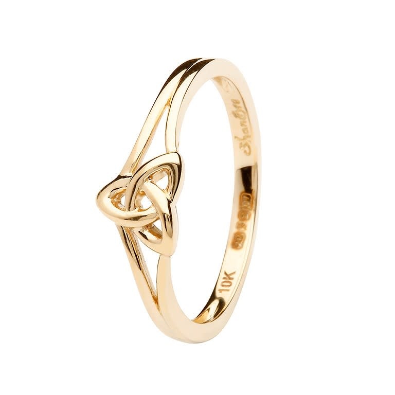 Ring: 14k Trinity Vermeil