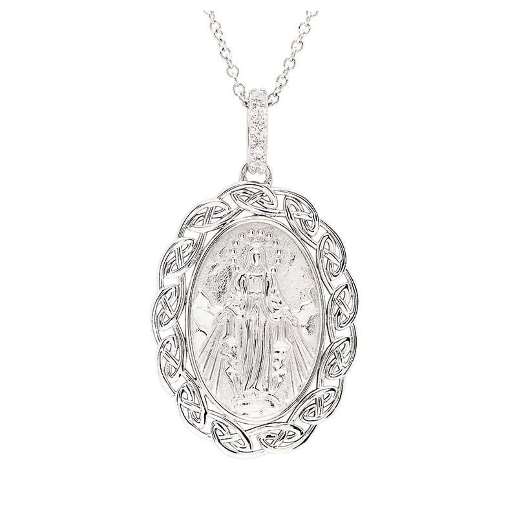 Necklace: SS Celtic Miraculous Medal