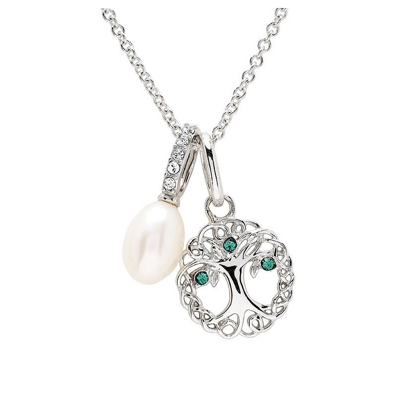 Shanore Pendant: SS Pearl/Crystal TOL