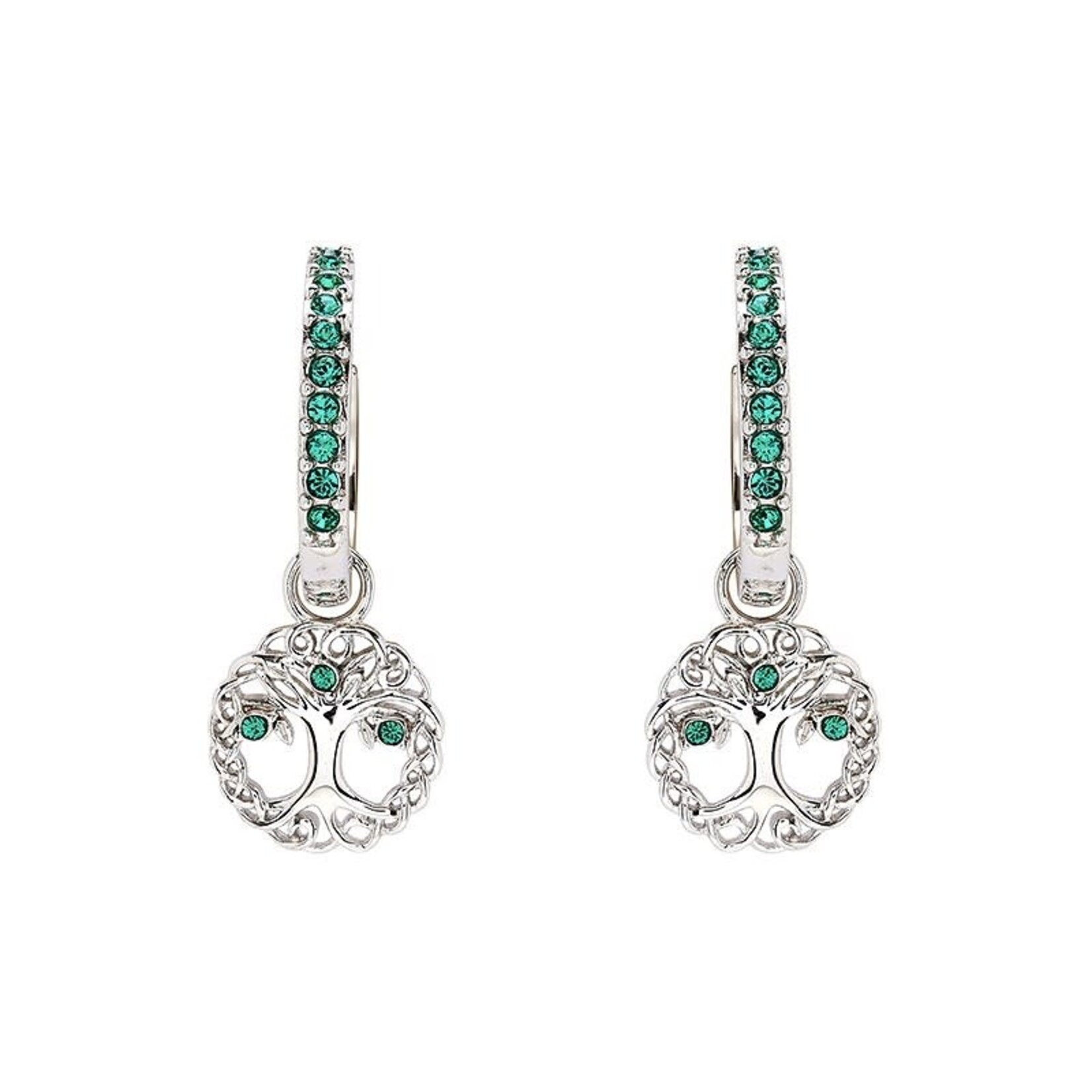 Earrings: SS Pearl/Crystal TOL