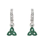 Shanore Earrings: SS Pearl/Crystal Trinity