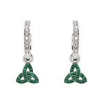 Earrings: SS Pearl/Crystal Trinity