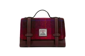 Bag: Orkney Satchel FuchsiaTartan