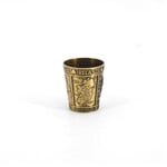 Shot Glass: IRL Map Gold Metal