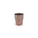 Shot Glass:  Flag/Sham Copper Metal