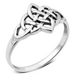 925jewelry.com Ring: SS Endless Celtic Knot