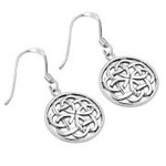 925jewelry.com Earrings: SS Endless Knot