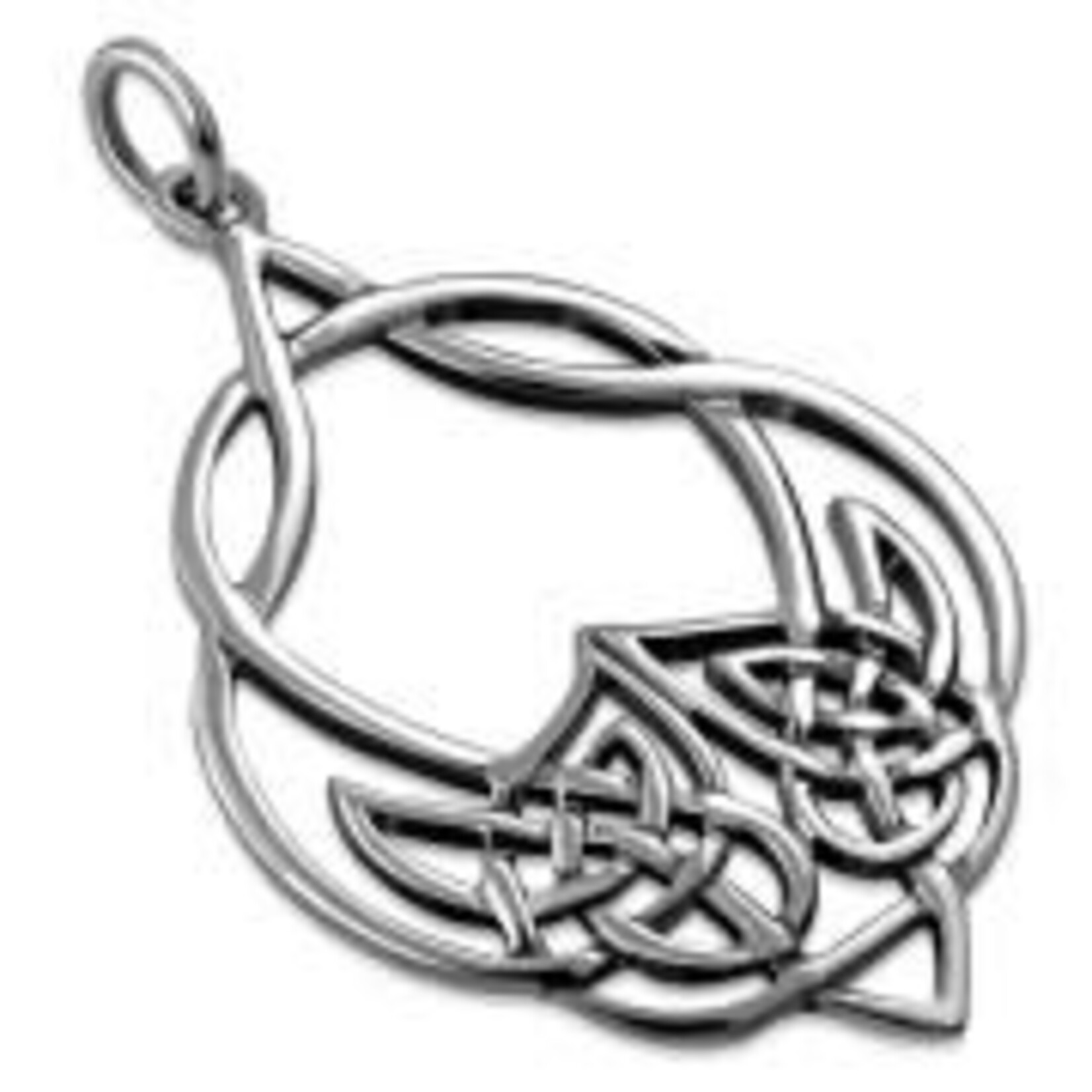 925jewelry.com Pendant: SS Slide Knot