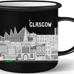 eurostick Mug: Enamel Glasgow