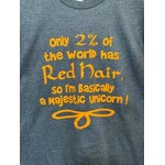 T Shirt: Red Head