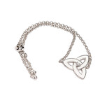 Shanore Bracelet: SS White Enamel Trinity