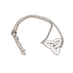 Bracelet: SS White Enamel Trinity