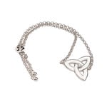 Shanore Bracelet: SS White Enamel Trinity