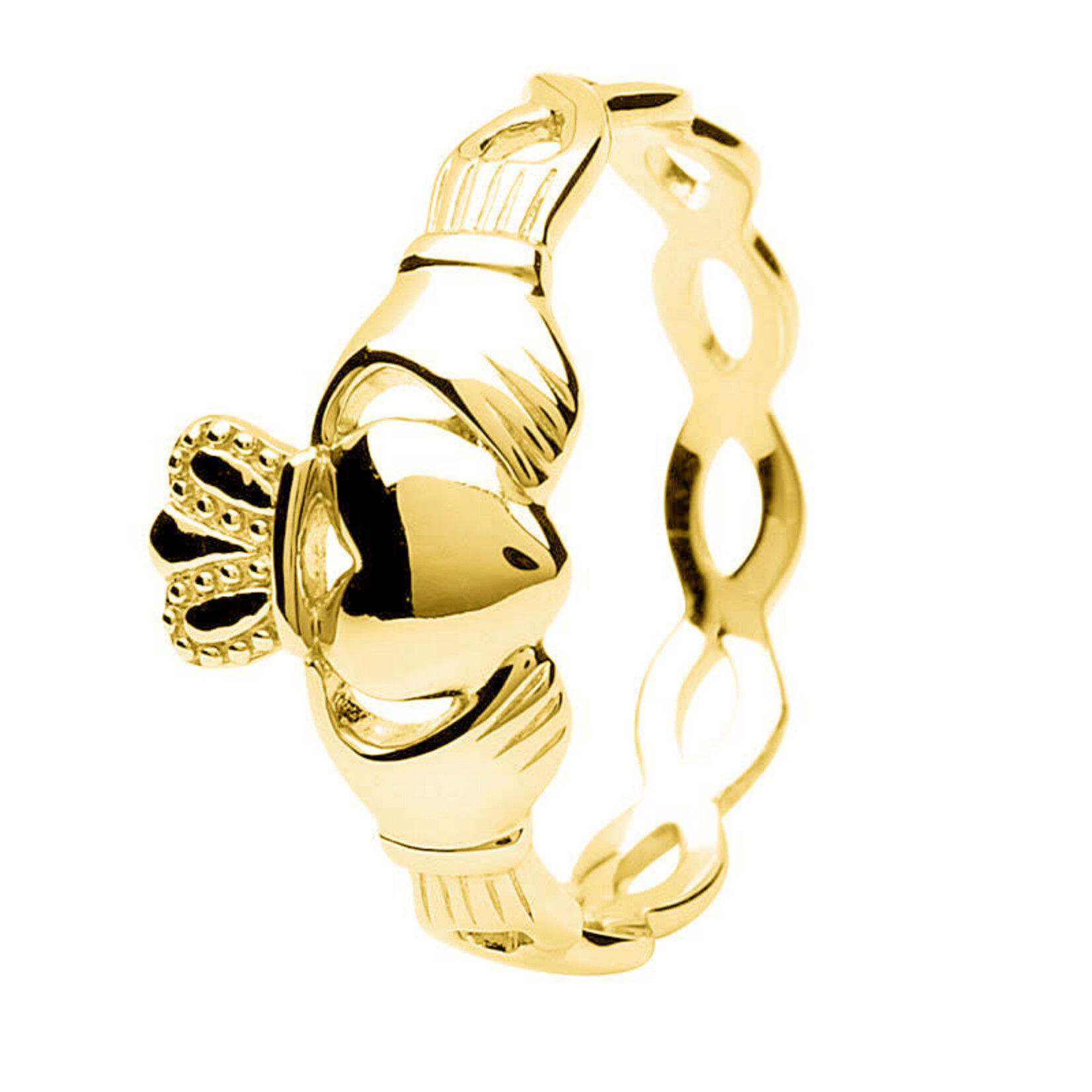 Shanore Ring: 14kt Gold Vermeil Claddagh