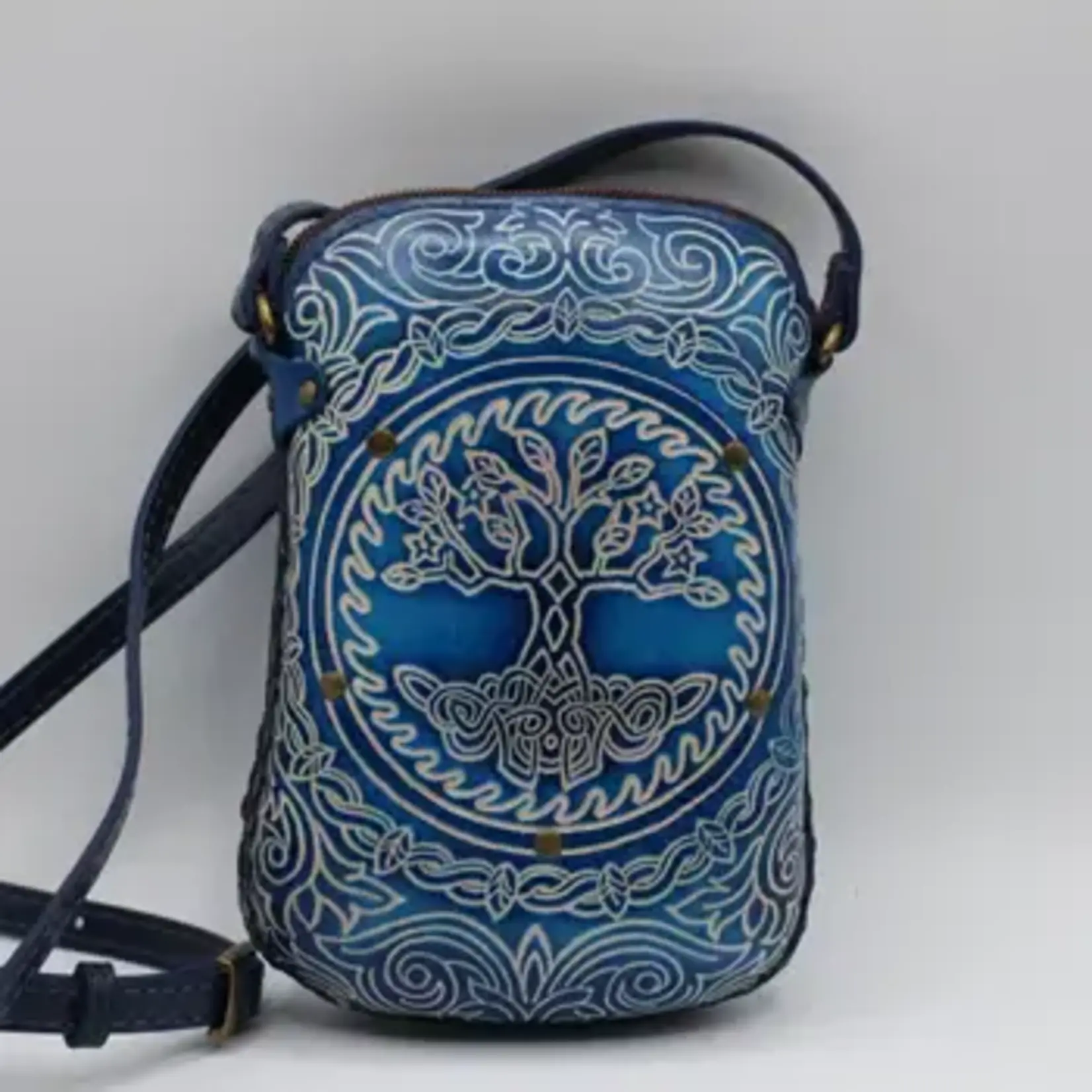 Sunflower Handmade Leather Inc Bag: Tree of Life, Leather