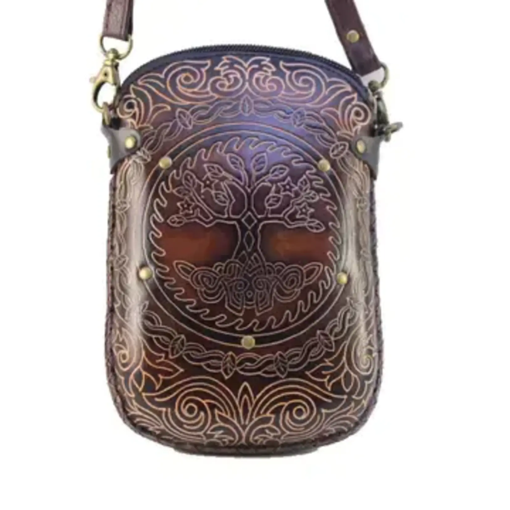 Sunflower Handmade Leather Inc Bag: Tree of Life, Leather