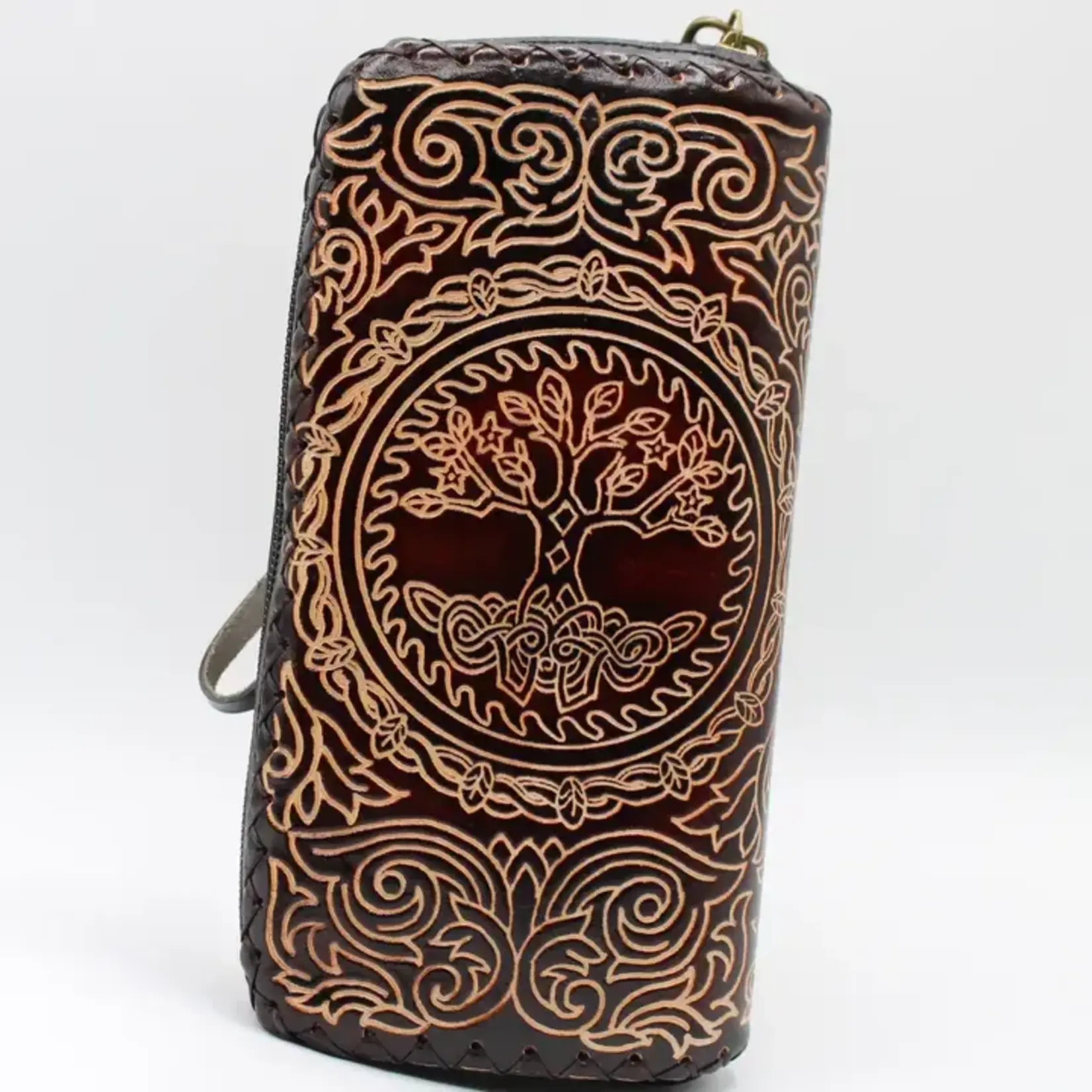 Sunflower Handmade Leather Inc Wallet: Tree of Life, Leather