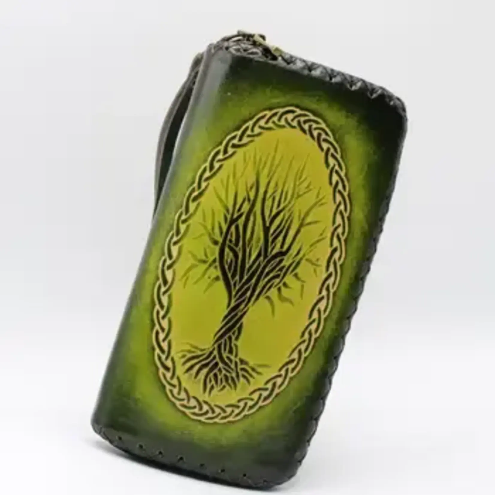 Wallet: Tree of Life Large, Leather