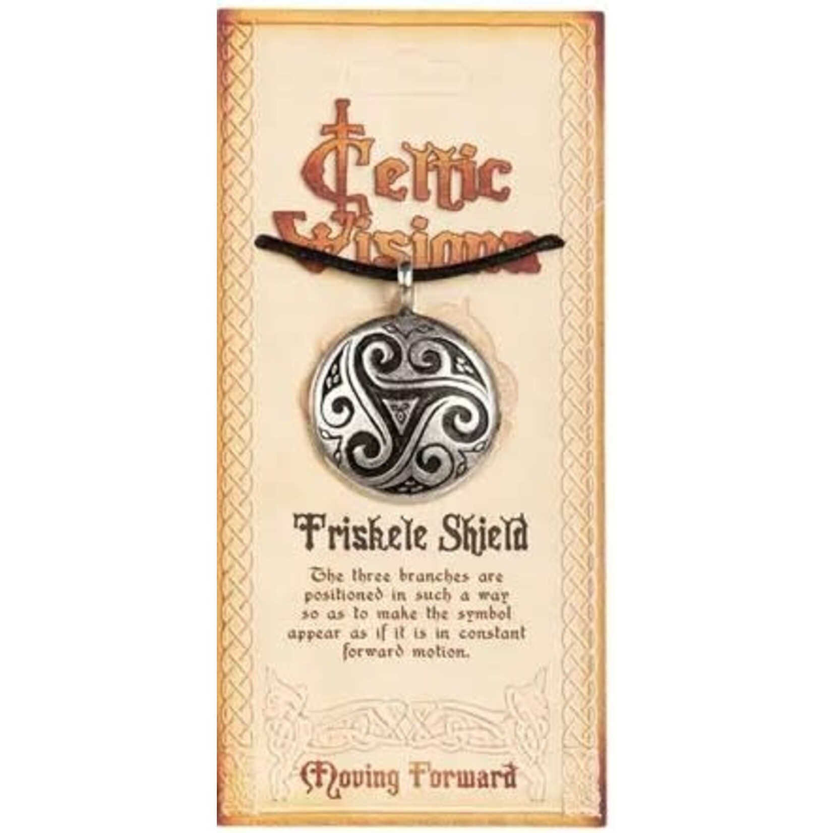 Necklace: Celtic Visions, Triskele Shield