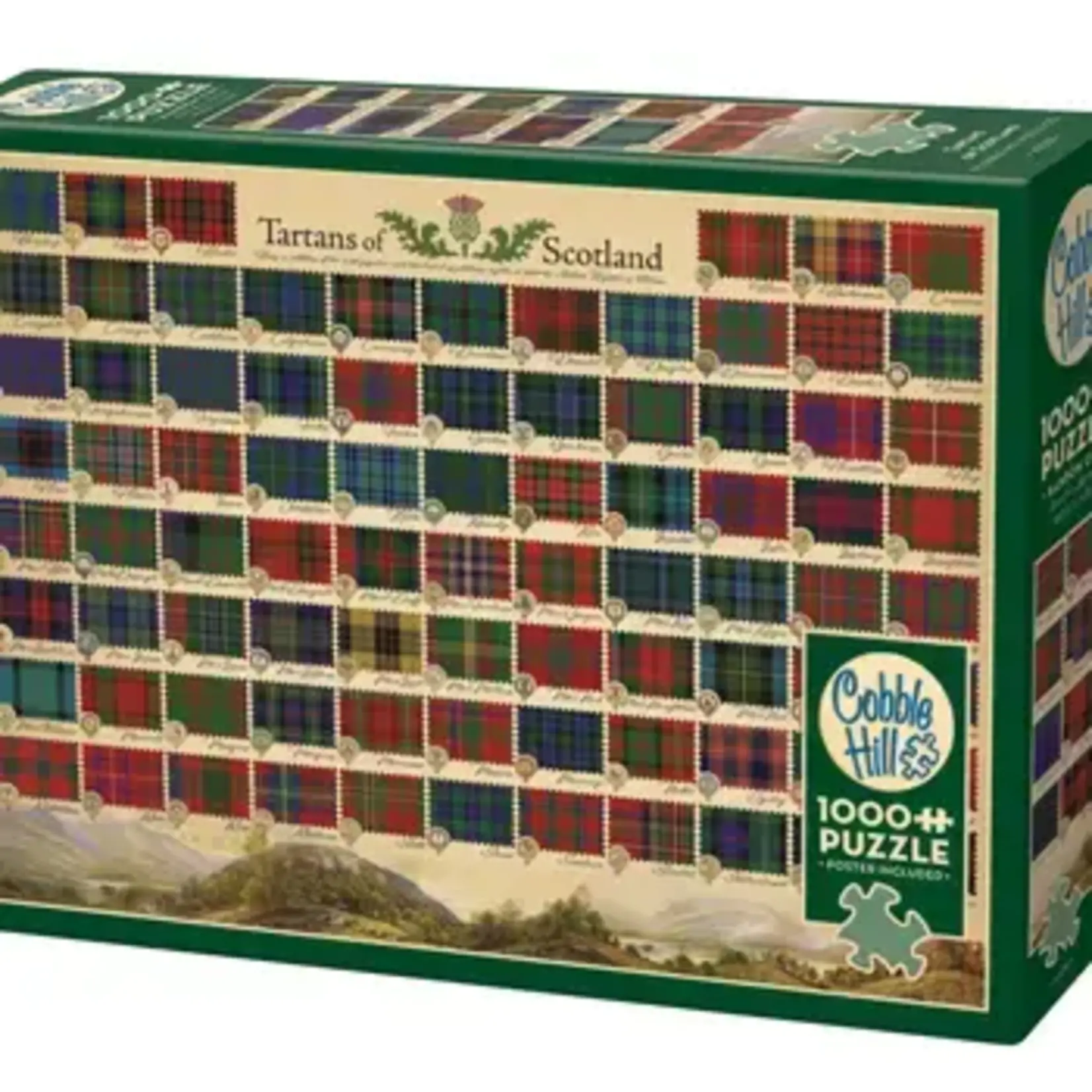 Outset Games and Cobble Hill Puzzles Puzzle:  Tartans of Scotland 1000pc