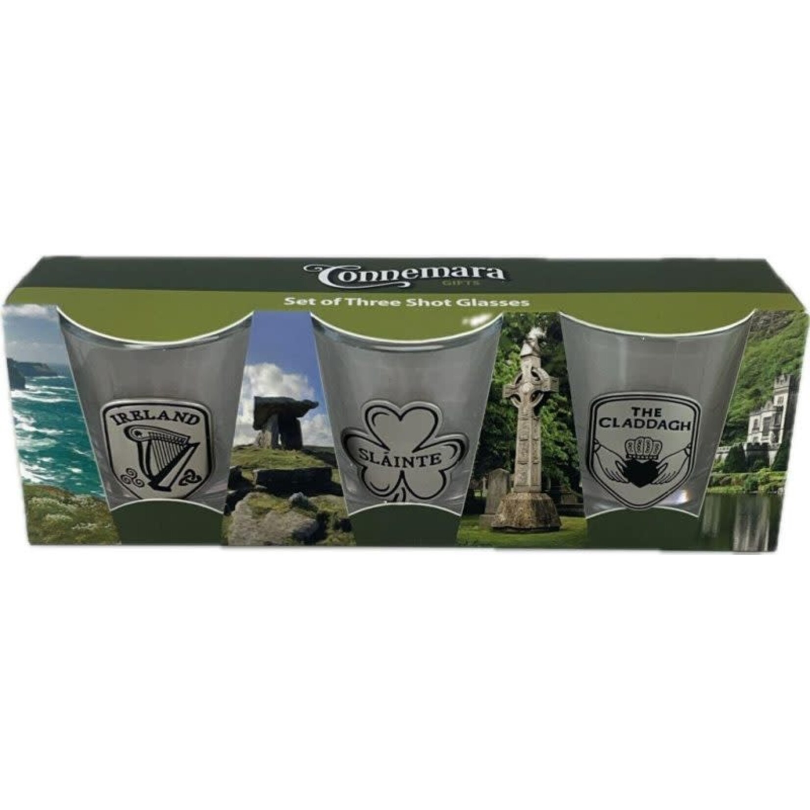 Shot Glass: 3-Pack Irish Icons