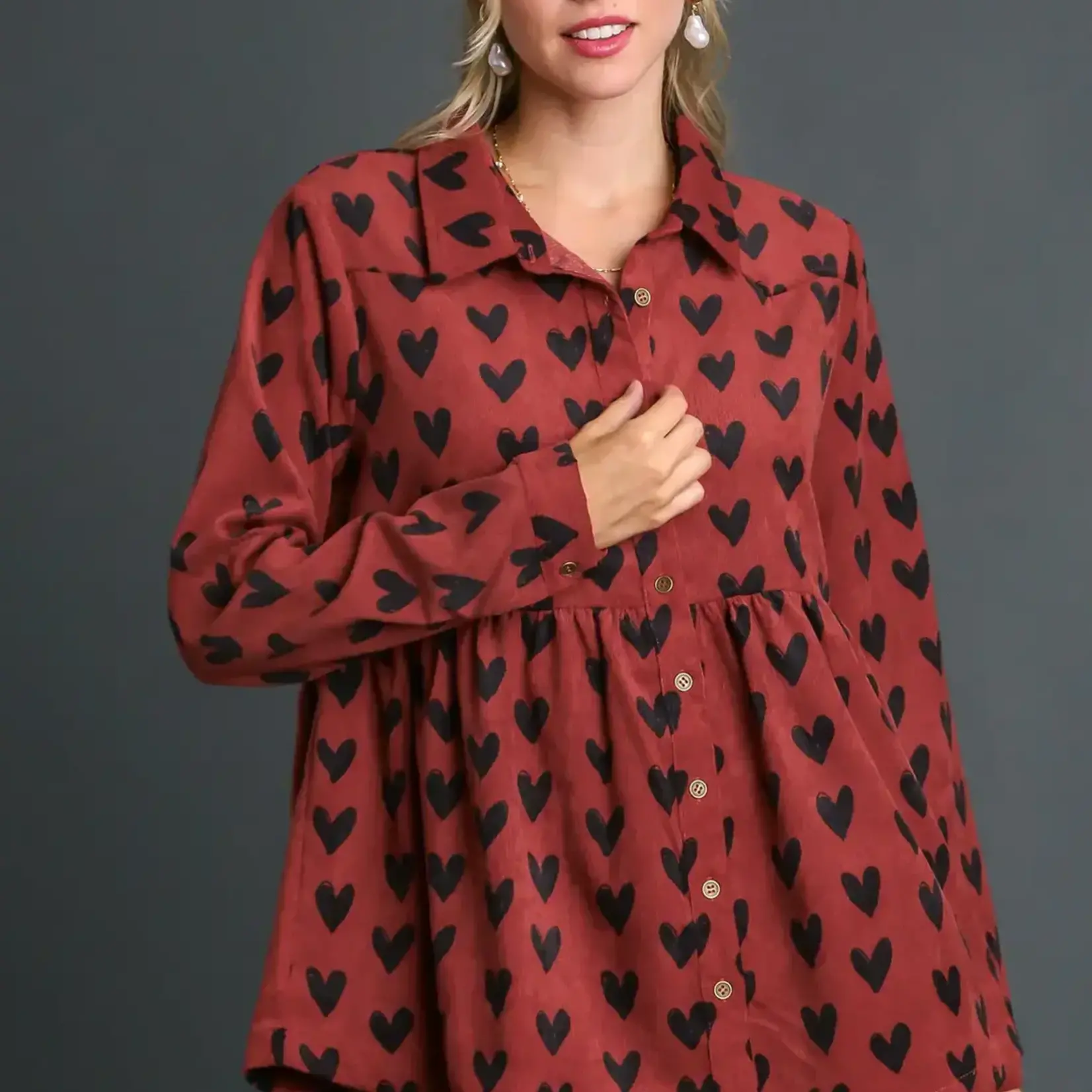 Shirt: Long Sleeve Hearts