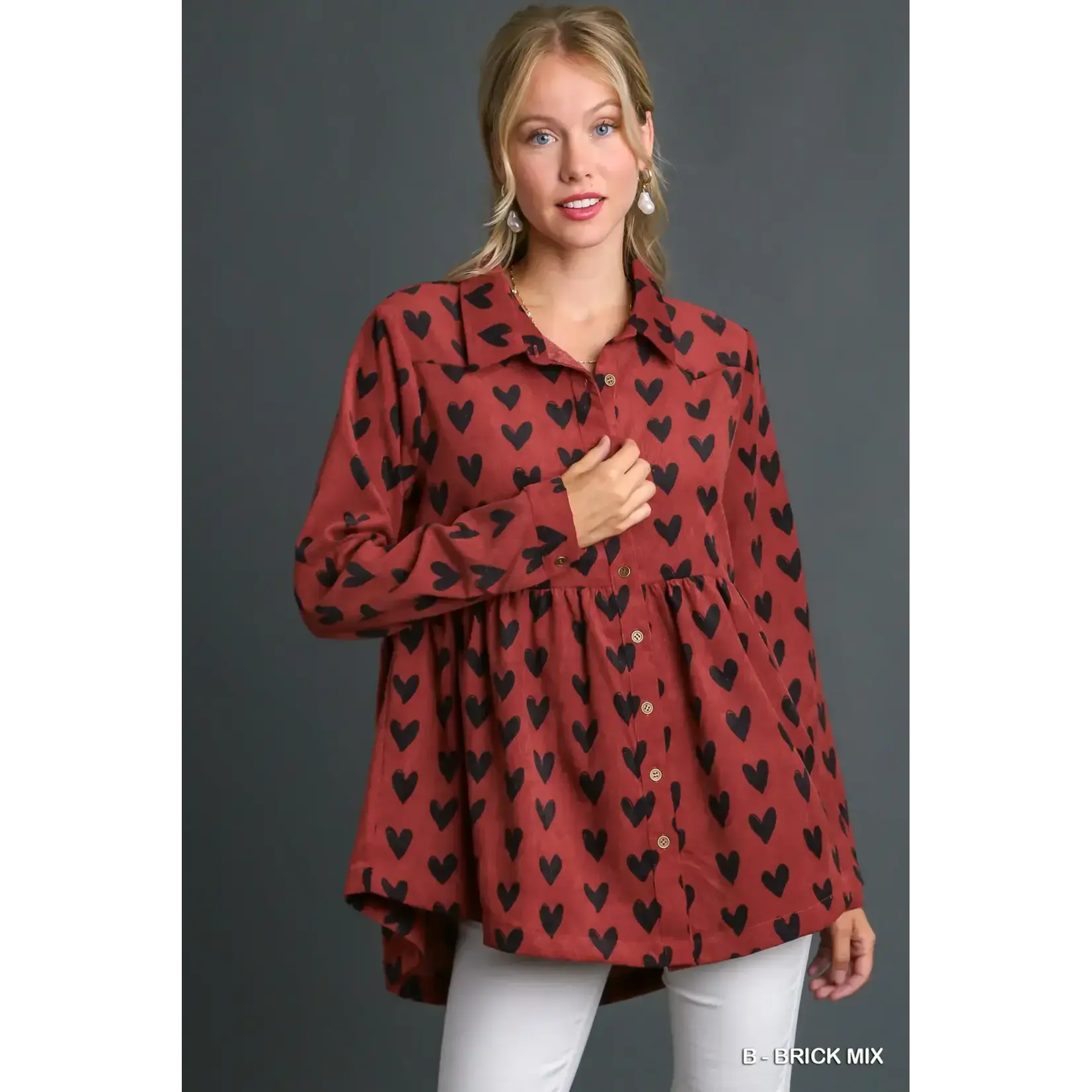 Shirt: Long Sleeve Hearts
