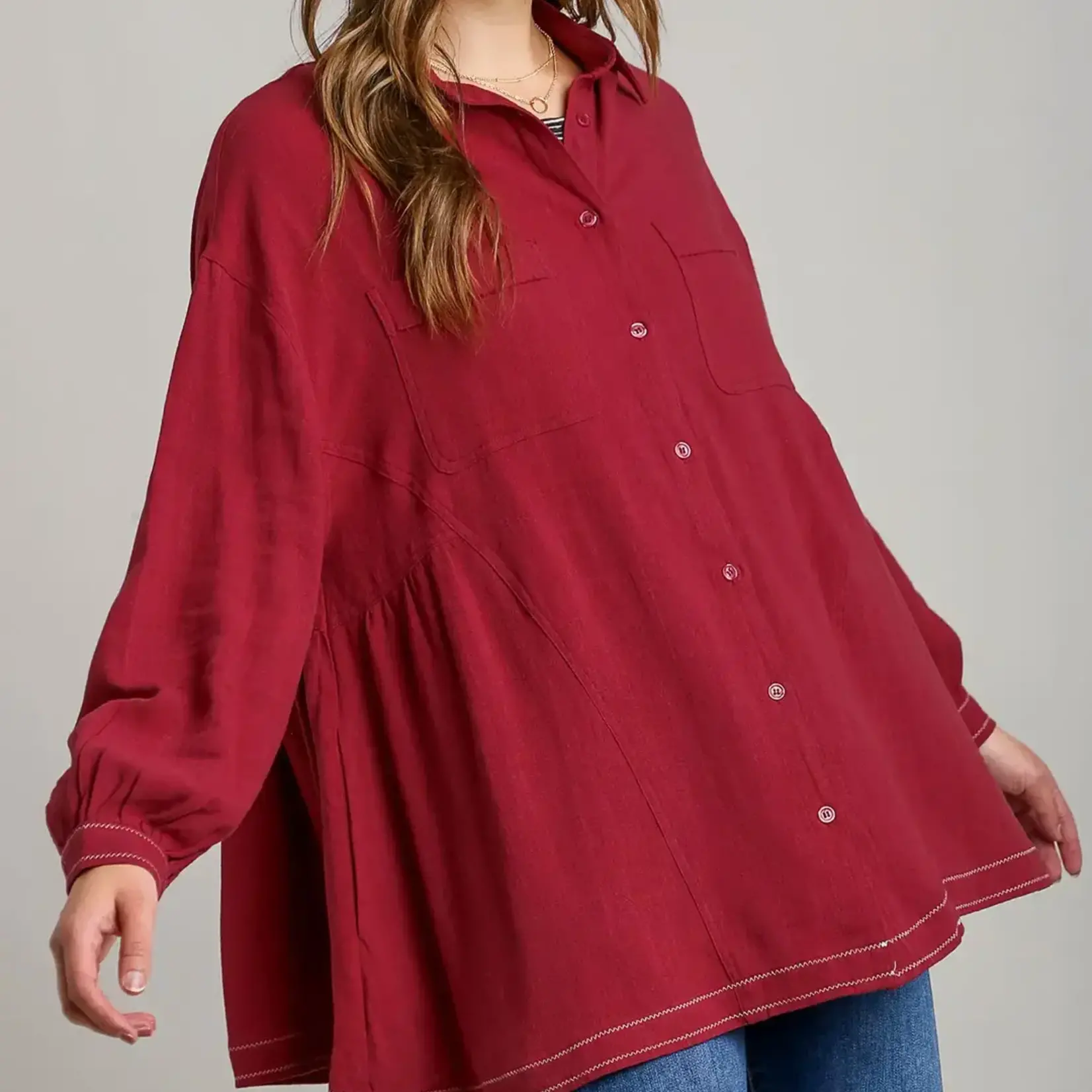 Shirt: Long Sleeve Button Up
