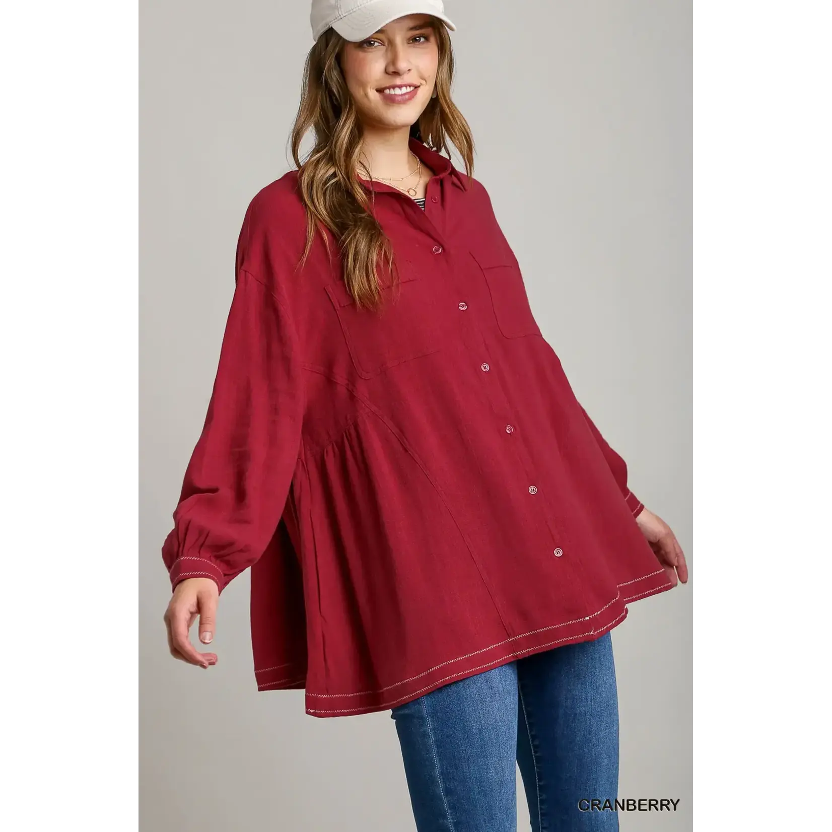 Shirt: Long Sleeve Button Up