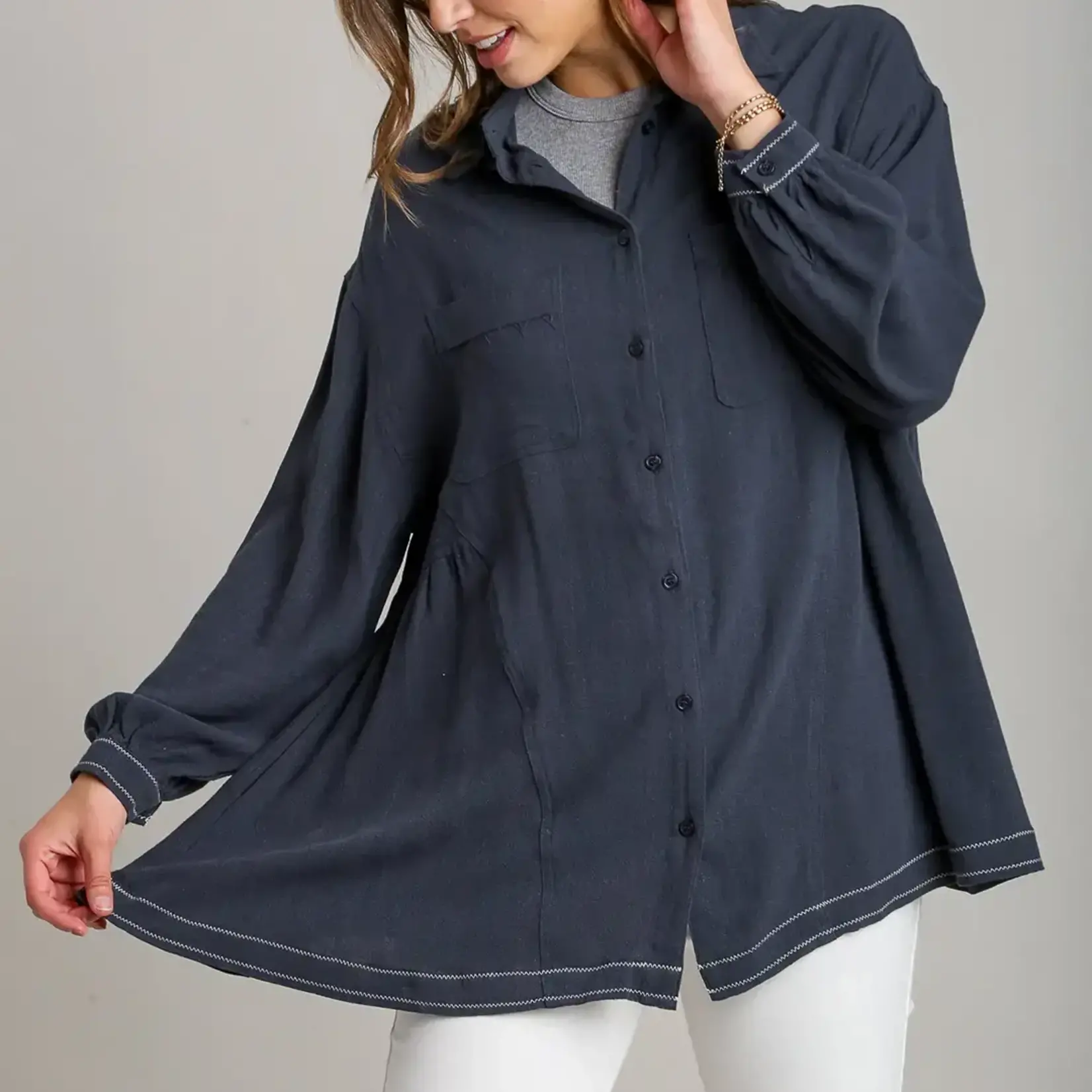 Shirt: Long Sleeve Button Up