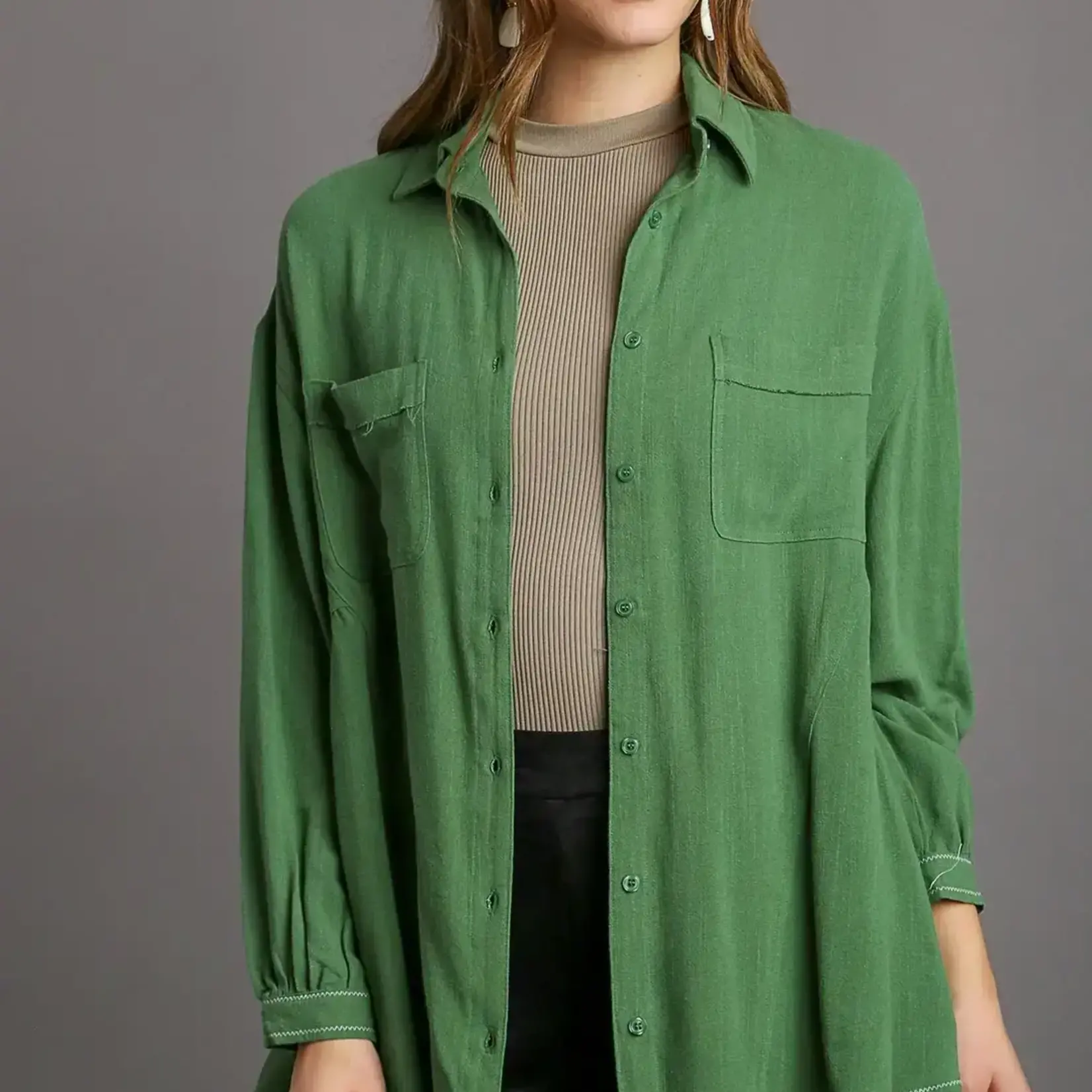 Shirt: Long Sleeve Button Up