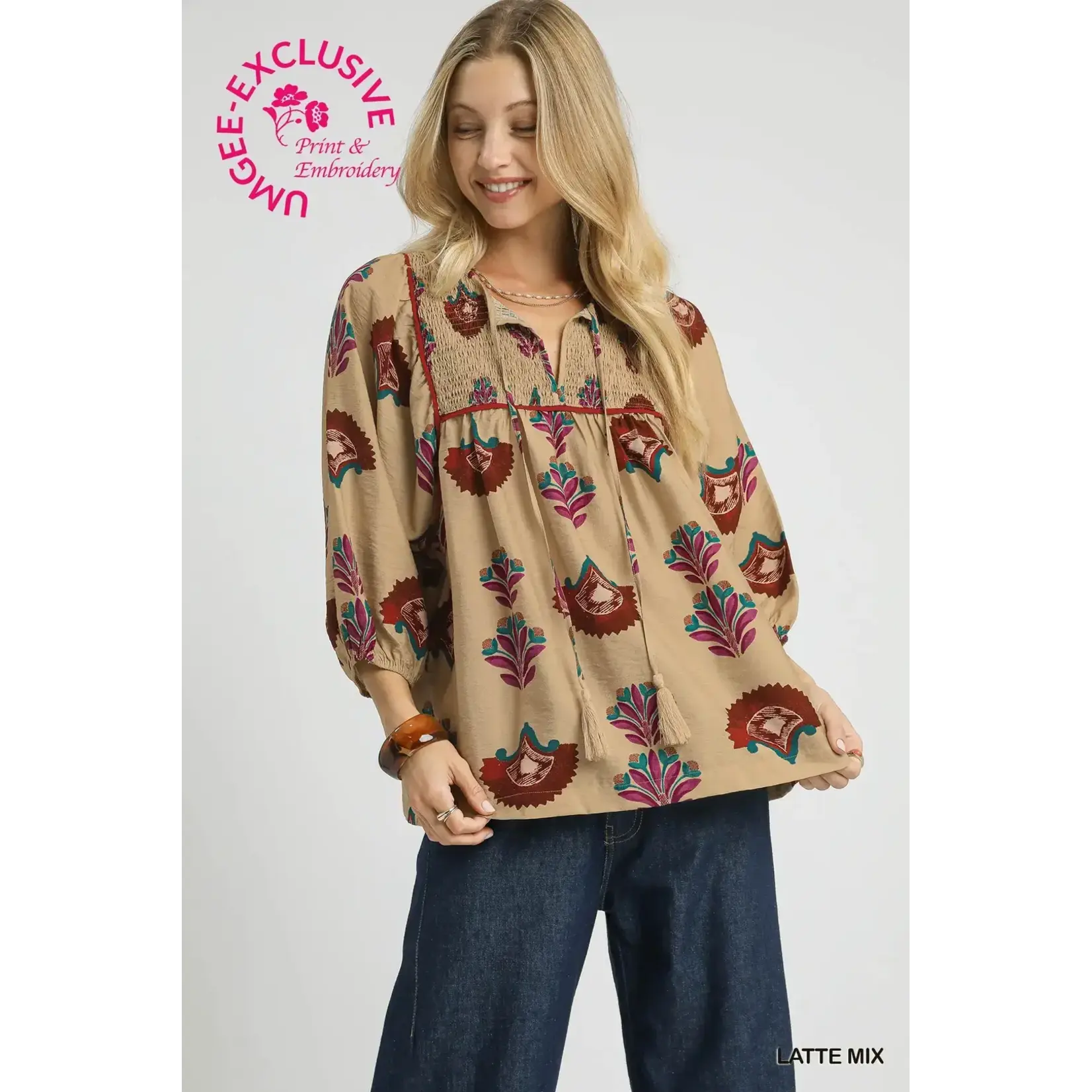 Shirt: Long Sleeve Latte Mix