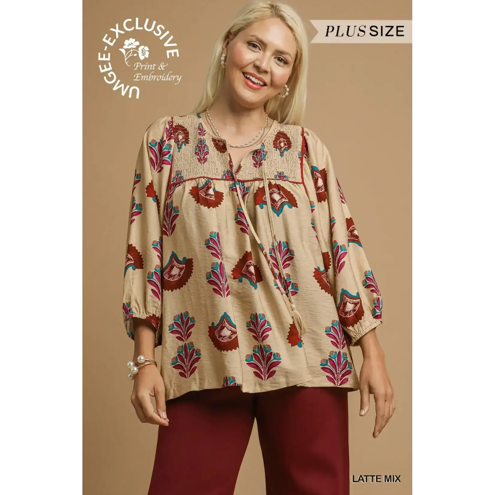 Shirt: Long Sleeve Latte Mix