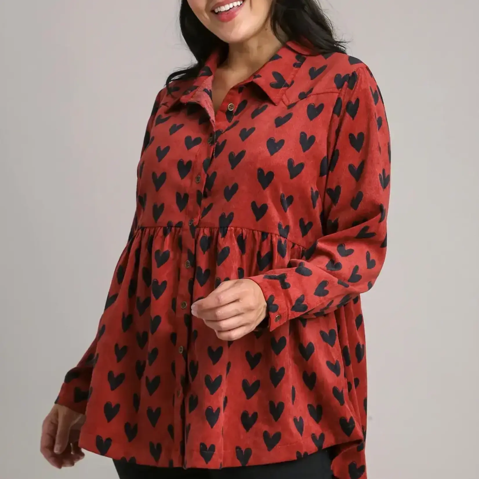 Shirt: Long Sleeve Hearts