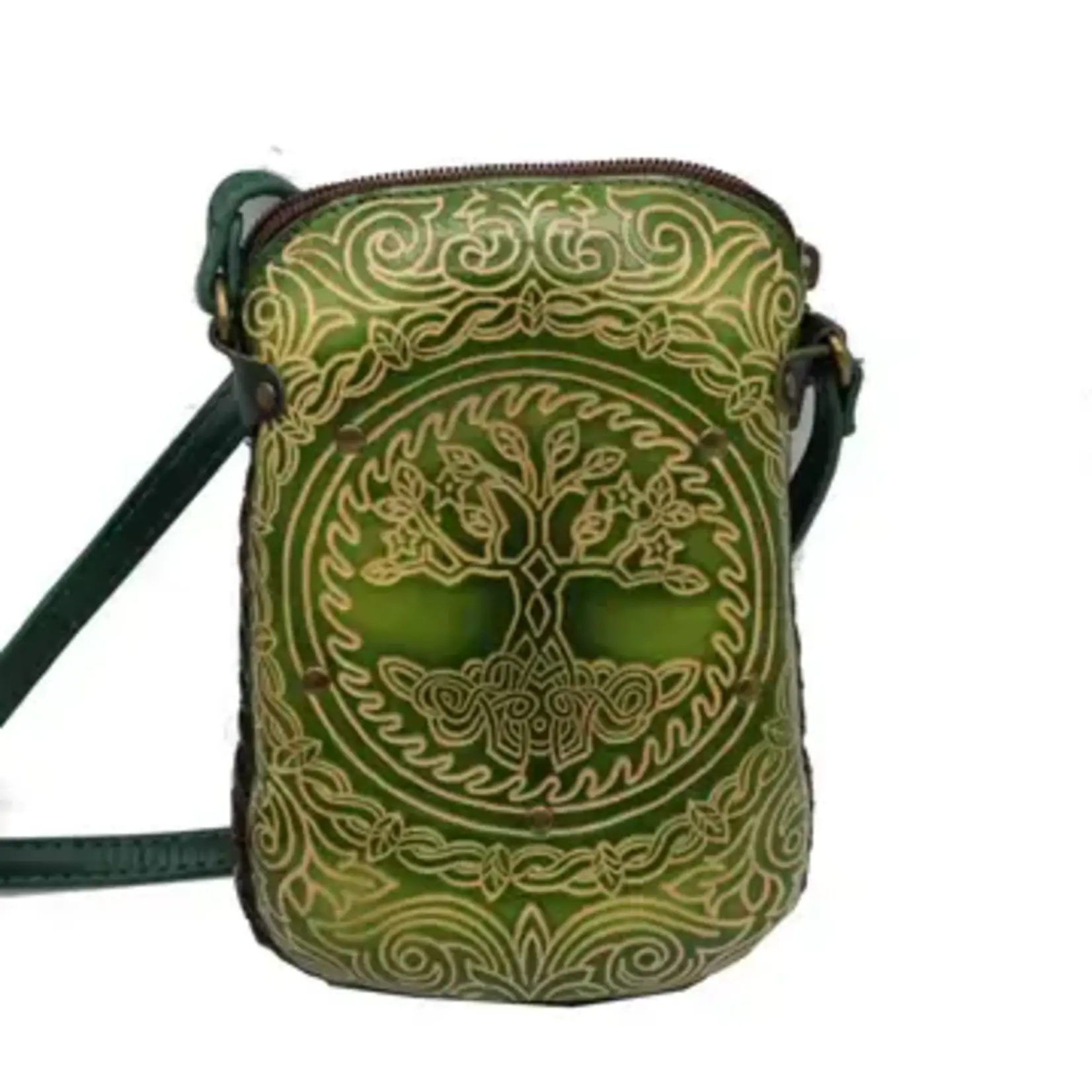 Sunflower Handmade Leather Inc Bag: Tree of Life, Leather