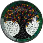 Benjamin International Bowl: Tree of Life, Stained Glass