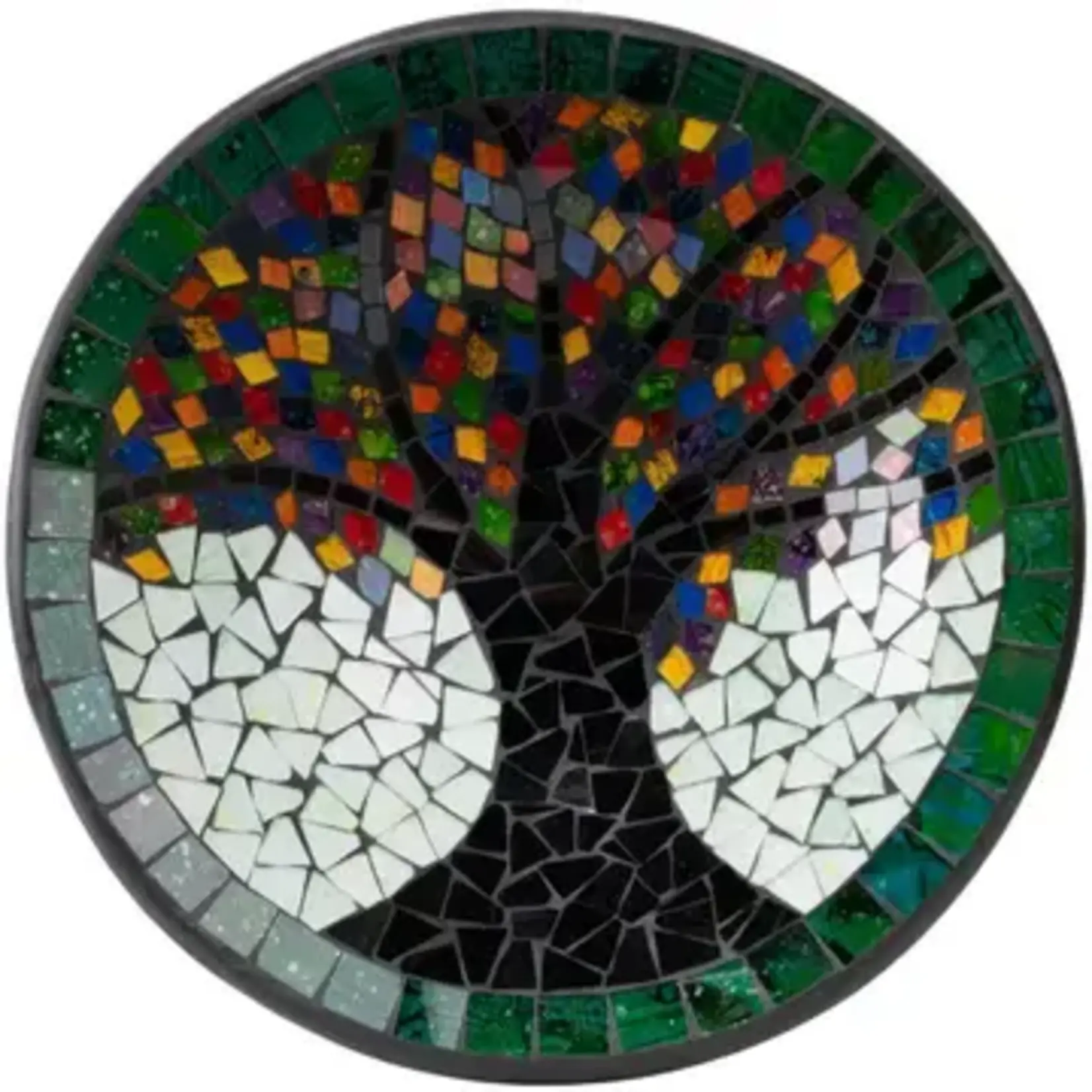 Benjamin International Bowl: Tree of Life, Stained Glass