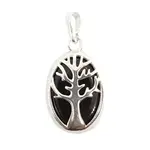 Amberman Pendant: Tree , Cherry Amber