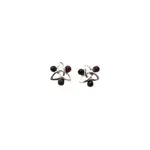 Amberman Earrings: Trinity, Cherry Amber Stud
