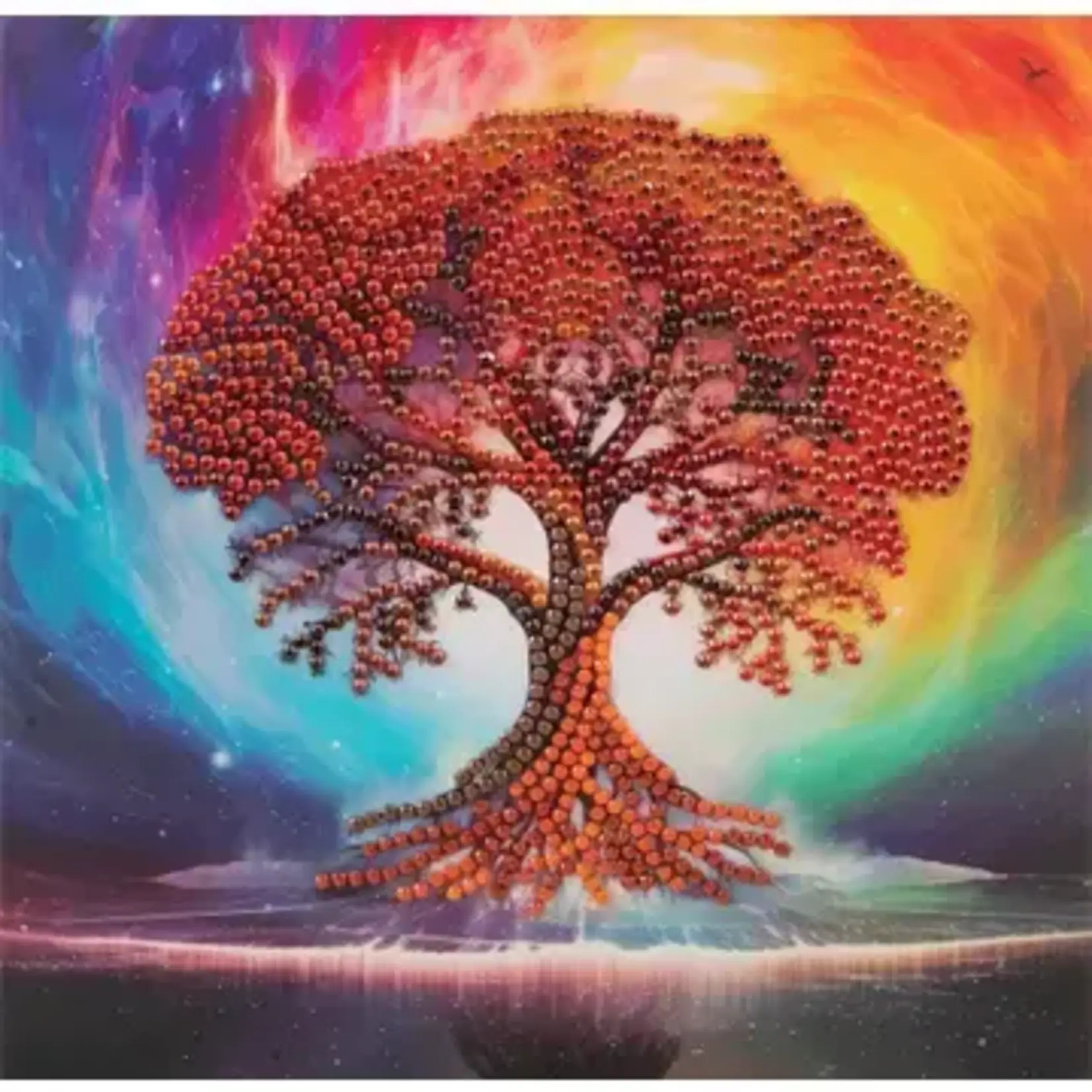 Outset Games and Cobble Hill Puzzles Crystal Art: Tree of Life