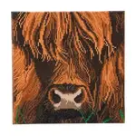 Outset Games and Cobble Hill Puzzles Crystal Art: Highland Cow
