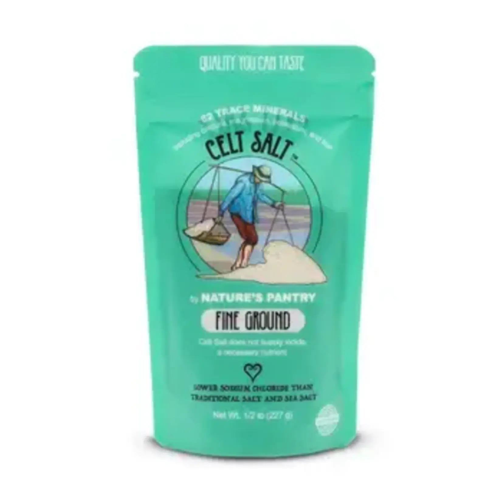 Celt Salt By Nature's Pantry Food: Celtic Sea Salt, 1/2lb (8oz) Fine Ground