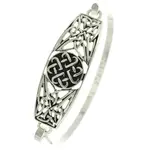 Bracelet: Trinity & Celtic Metal Brass Casting Bangle