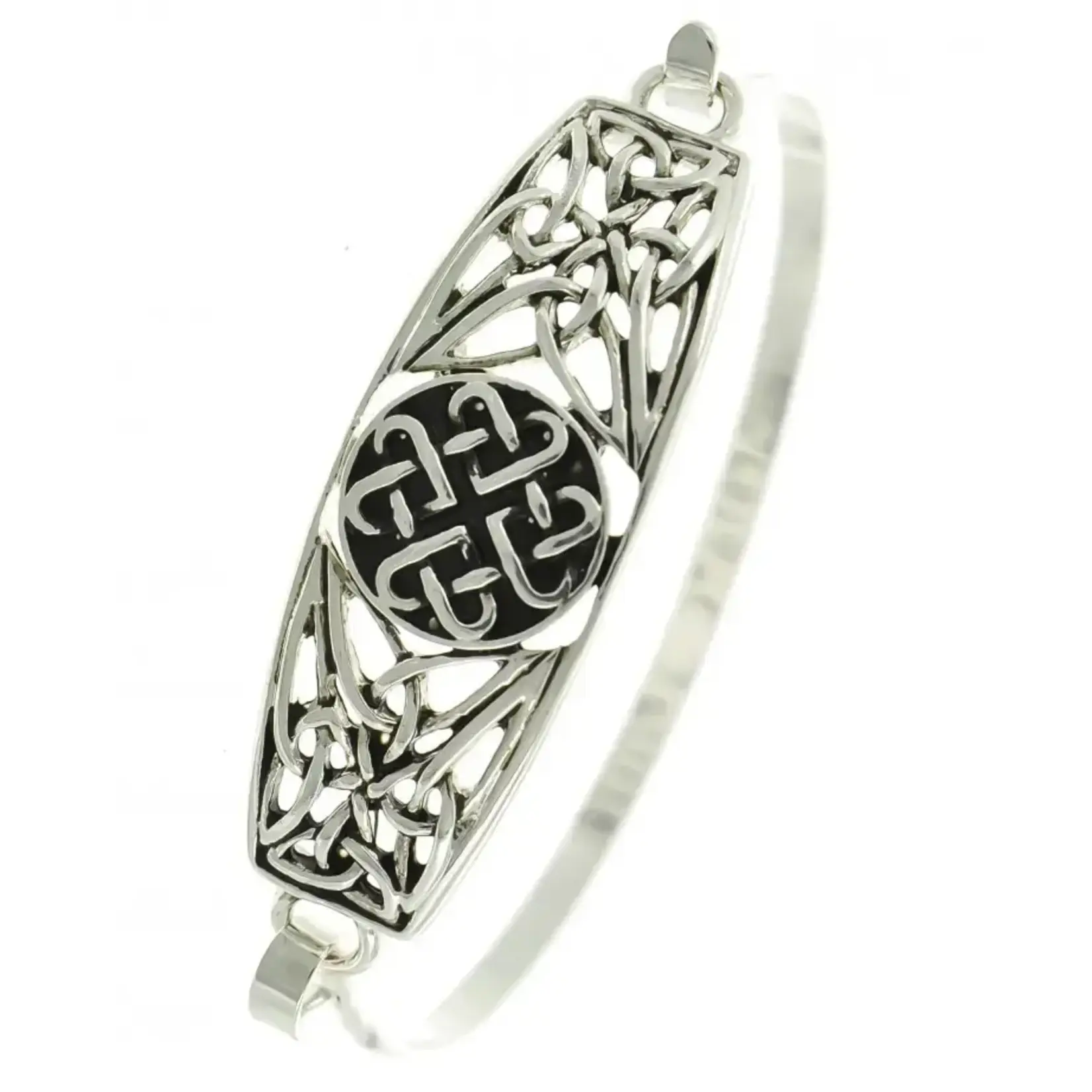 Bracelet: Trinity & Celtic Metal Brass Casting Bangle