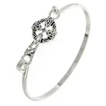 0011 PREMIERE Bracelet: Celtic Infinity Trinity Cross Metal Casting Bangle