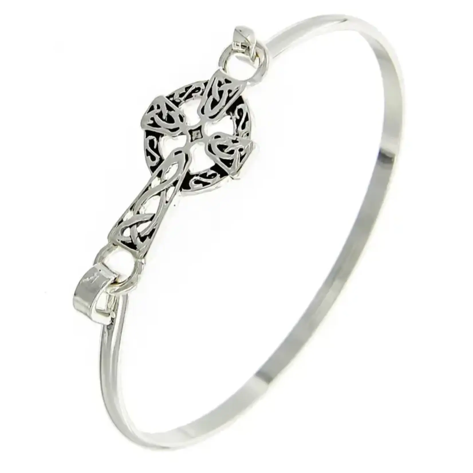 0011 PREMIERE Bracelet: Celtic Infinity Trinity Cross Metal Casting Bangle