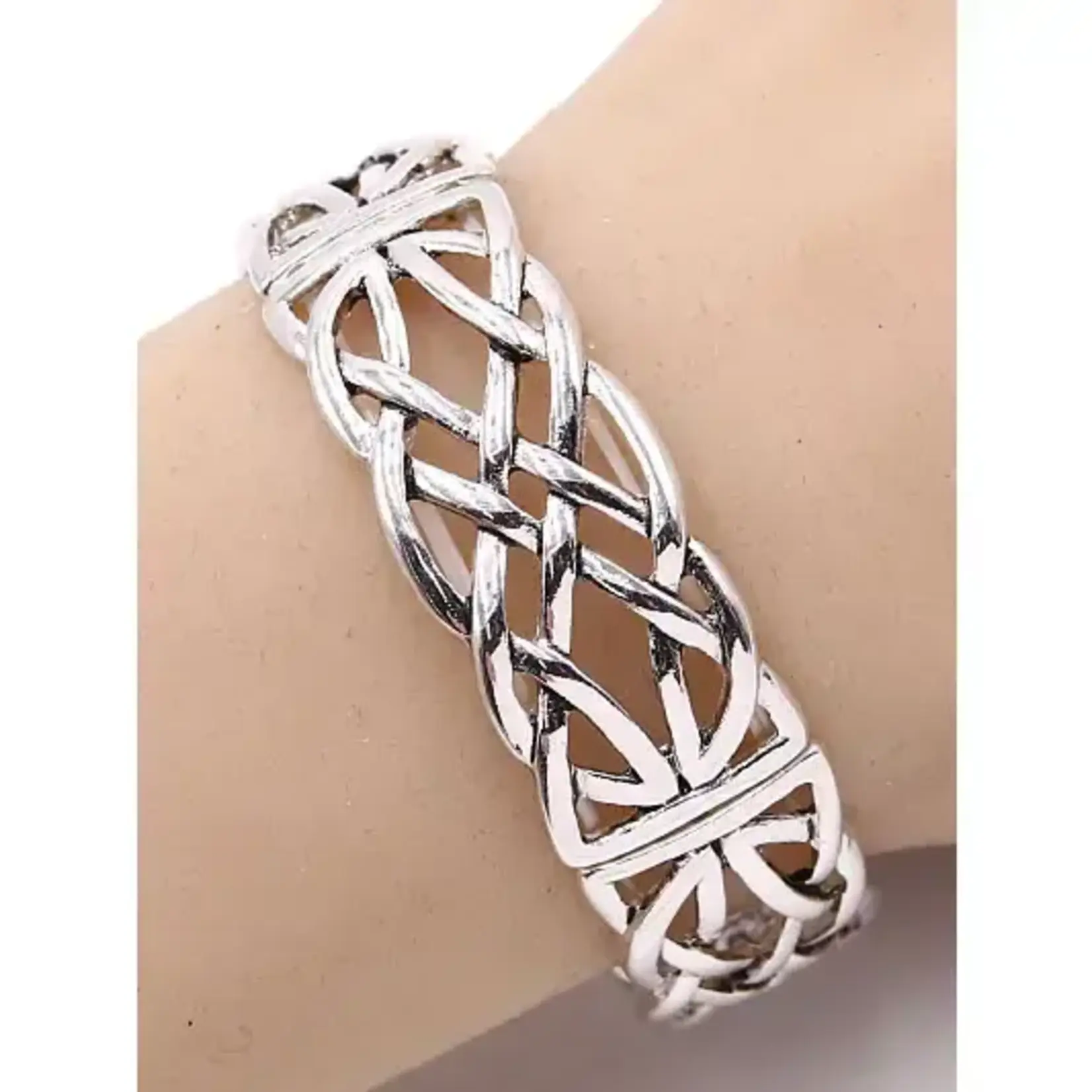 0011 PREMIERE Bracelet: Celtic Metal Stretch