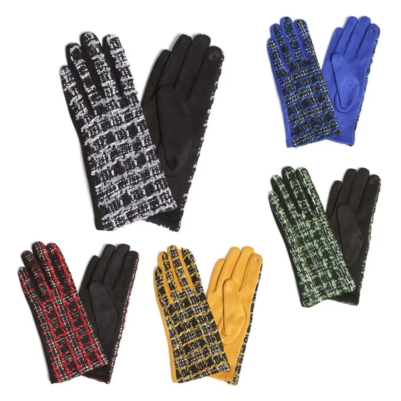 Fashion City Gloves: Women Tweed Assort